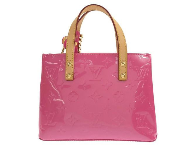 Sac à main Louis Vuitton LV Remix Vernis Lead PM M24028 Rose - vue 2