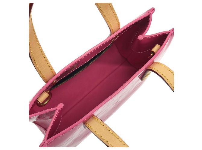 Sac à main Louis Vuitton LV Remix Vernis Lead PM M24028 Rose - vue 7