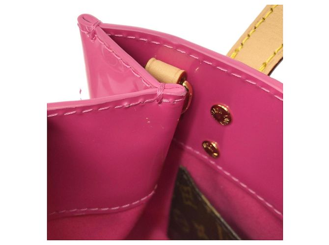 Sac à main Louis Vuitton LV Remix Vernis Lead PM M24028 Rose - vue 8