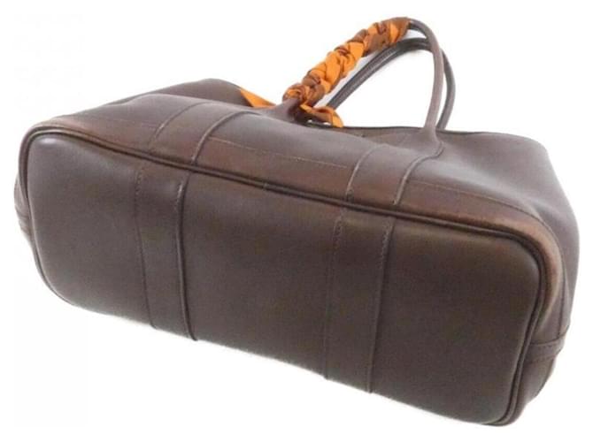 Hermès Borsa Hermes BOLDUC Garden Twilly Marrone - vista 3
