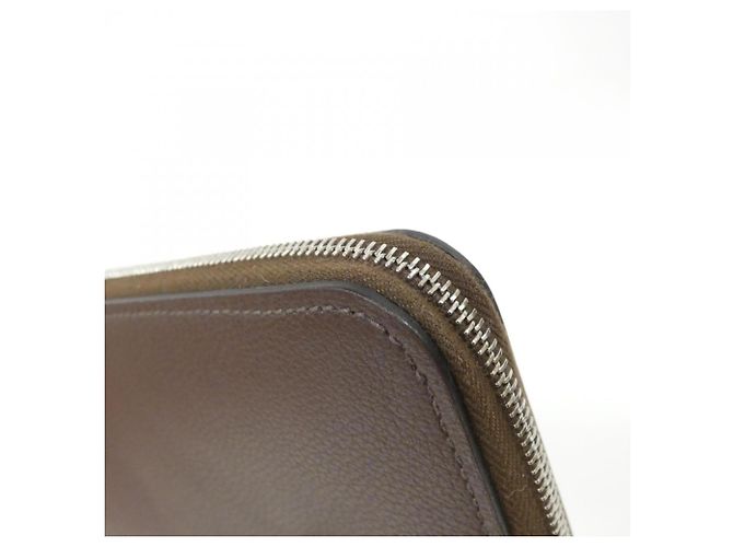 Hermès Hermes COLLIER DE CHIENS Silk Wallet Marrone - vista 3