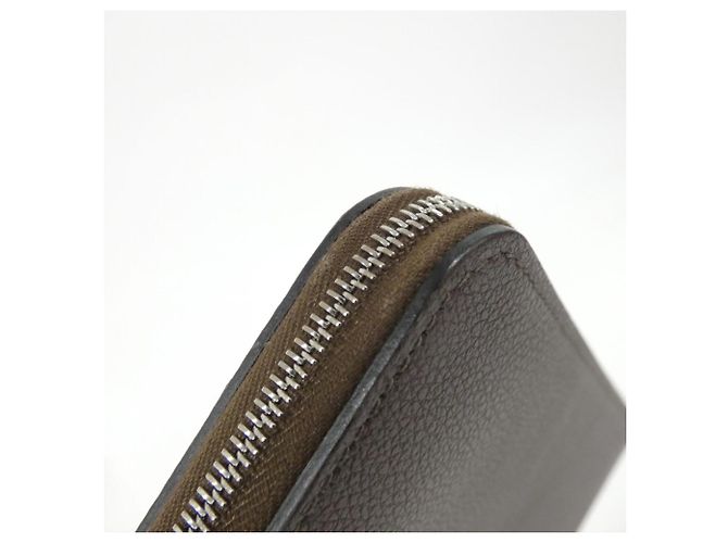 Hermès Hermes COLLIER DE CHIENS Silk Wallet Marrone - vista 4