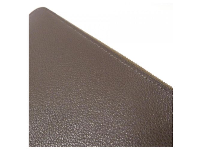Hermès Hermes COLLIER DE CHIENS Silk Wallet Marrone - vista 6