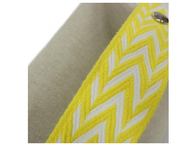 Hermès Hermes ZIGZAG Bride à Black GM Handbag Pouch Beige - vista 6