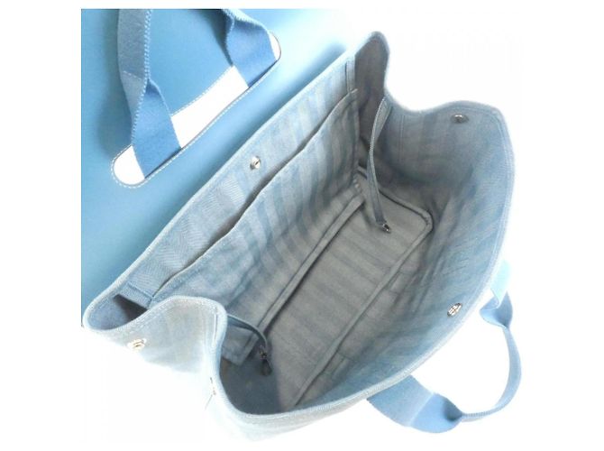 Hermès Hermes Valparaiso MM Handtasche Blau - Ansicht 8