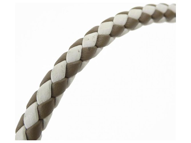 Hermès Cinturino Hermes Villevolte 086023CK Argento Beige - vista 4