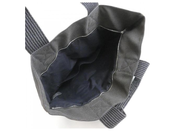 Hermès Hermes Herline Cabas Handtasche Schwarz - Ansicht 8