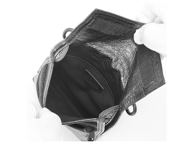 Borsa a tracolla Balenciaga Explorer Pouch Nero - vista 7