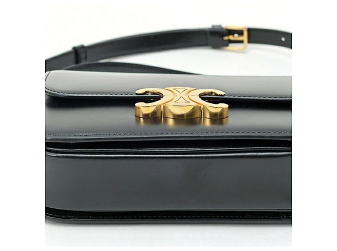 Céline Borsa a tracolla Celine Teen Triomphe Nero - vista 4