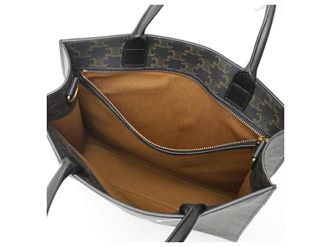 Cabas Céline Bolso Tote Vertical Medium Celine Negro - vista 6