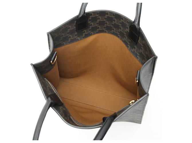 Cabas Céline Bolso Tote Vertical Medium Celine Negro - vista 7