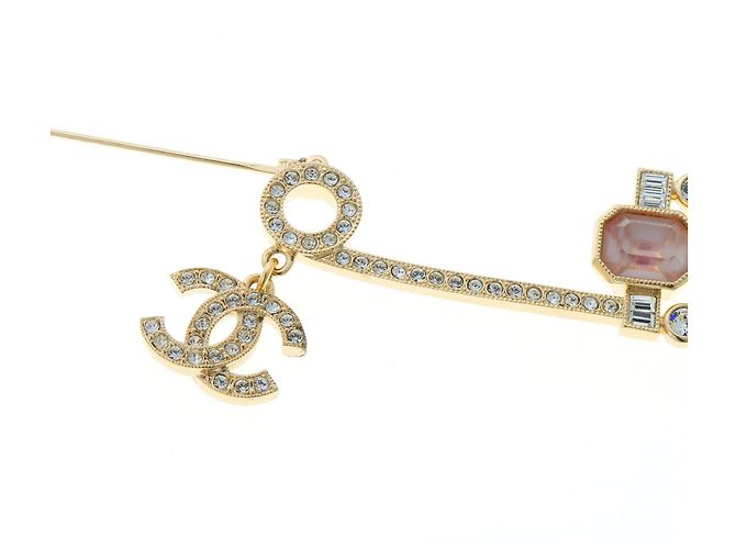 Chanel Coco Mark Anstecknadel Brosche Golden - Ansicht 3