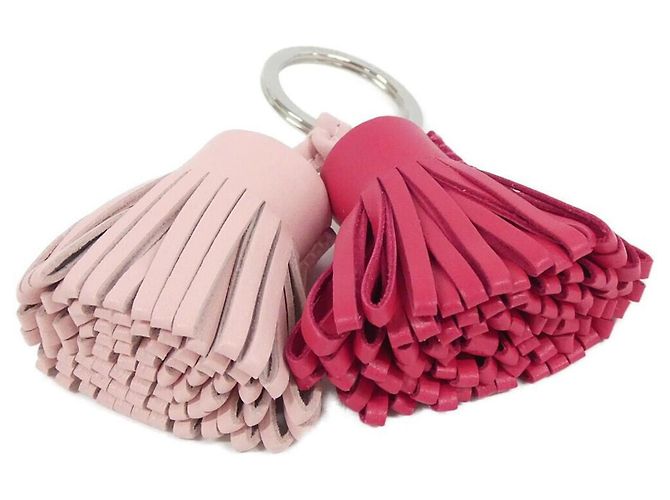 Hermès Portachiavi Hermes Carmen Unodos 077895CJ Rosa - vista 2