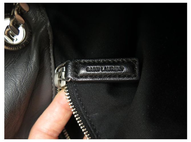 Yves Saint Laurent SAINT LAURENT LOULOU PUFFER MEDIUM 577475 GRIGIO BORSA A MANO BORSA A TRACCOLLA - vista 10