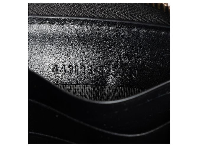 Portafoglio con zip Gucci GG Marmont in pelle matelassé - vista 4