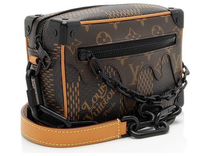 Louis Vuitton x NIGO Giant Damier Ebene Monogram Canvas Mini Soft Trunk Nero - vista 2