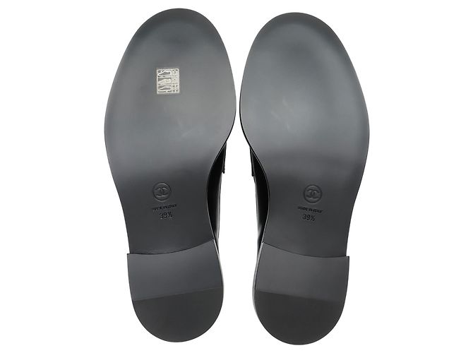 Gabrielle Mocassini Chanel CC in pelle di agnello - Taglia 9.5 / 9.5 Nero - vista 6