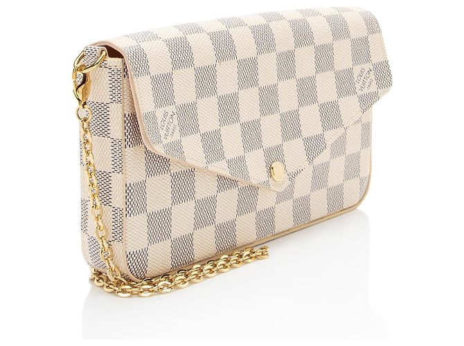 Pochette Félicie Louis Vuitton Damier Azur Felicie Pochette Blu - vista 2
