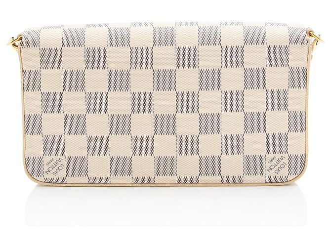 Pochette Félicie Louis Vuitton Damier Azur Felicie Pochette Blu - vista 3