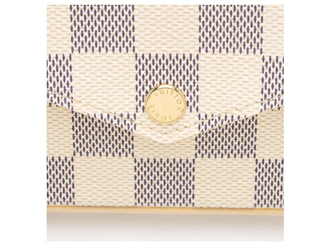 Pochette Félicie Louis Vuitton Damier Azur Felicie Pochette Blu - vista 9
