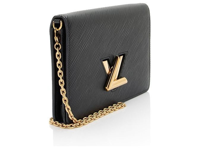 Louis Vuitton Twist Gürtel-Chain-Wallet aus Epi-Leder Schwarz - Ansicht 2