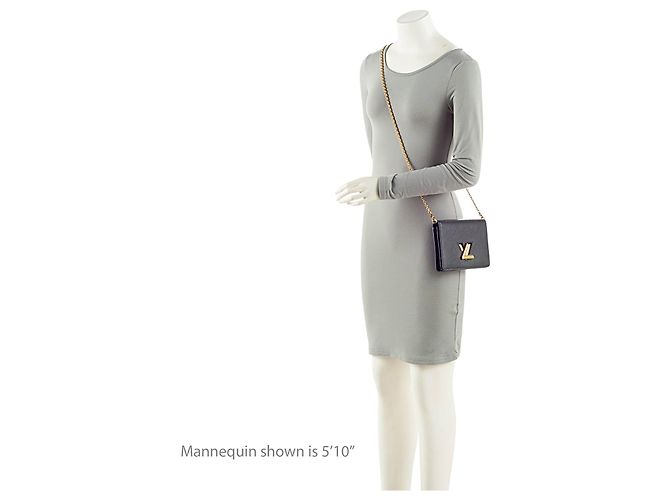 Louis Vuitton Twist Gürtel-Chain-Wallet aus Epi-Leder Schwarz - Ansicht 5