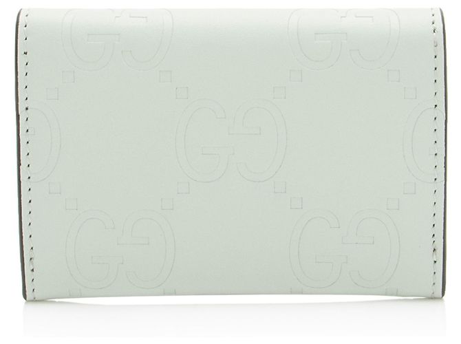 Tarjetero de piel Jumbo GG de Gucci Verde - vista 3