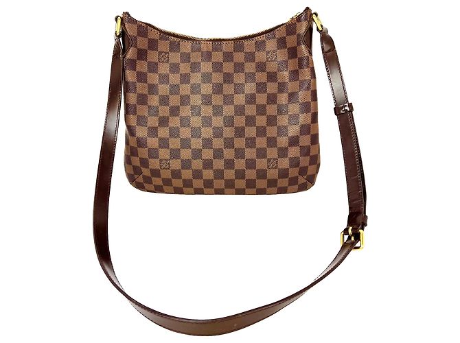 Louis Vuitton Damier Ebene Bloomsbury PM Messenger Crossbody Marrone - vista 2