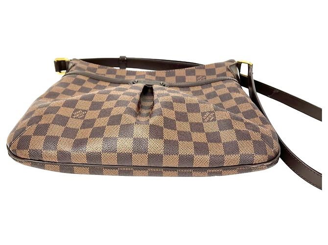 Louis Vuitton Damier Ebene Bloomsbury PM Messenger Crossbody Marrone - vista 3