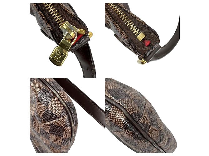 Louis Vuitton Damier Ebene Bloomsbury PM Messenger Crossbody Marrone - vista 6