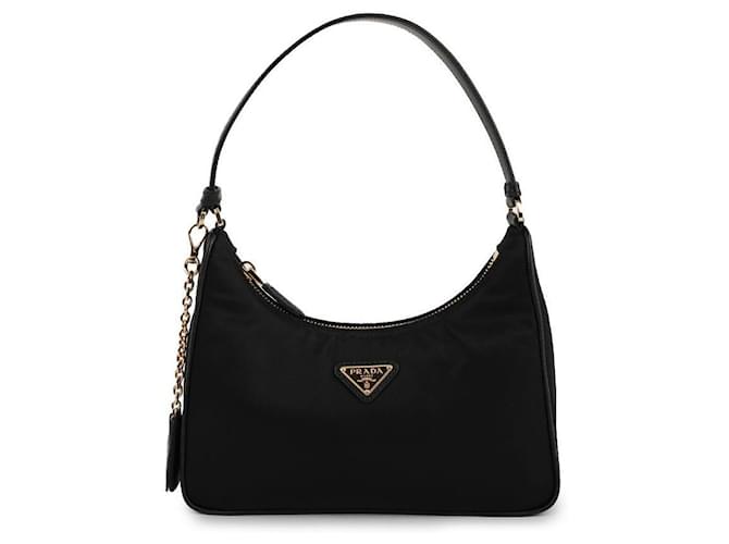Prada Borsa Mini Re-edition Re-nylon Nero - vista 2