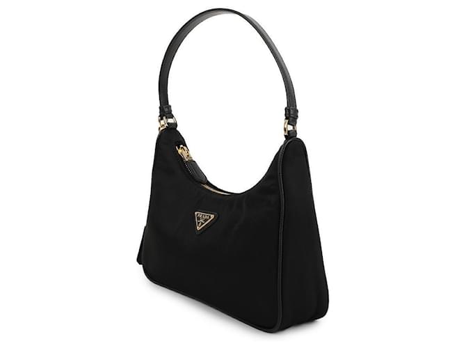 Prada Borsa Mini Re-edition Re-nylon Nero - vista 3