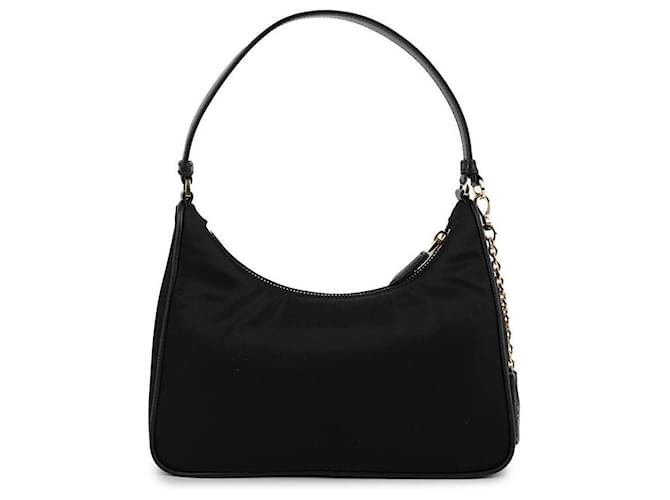 Prada Borsa Mini Re-edition Re-nylon Nero - vista 4