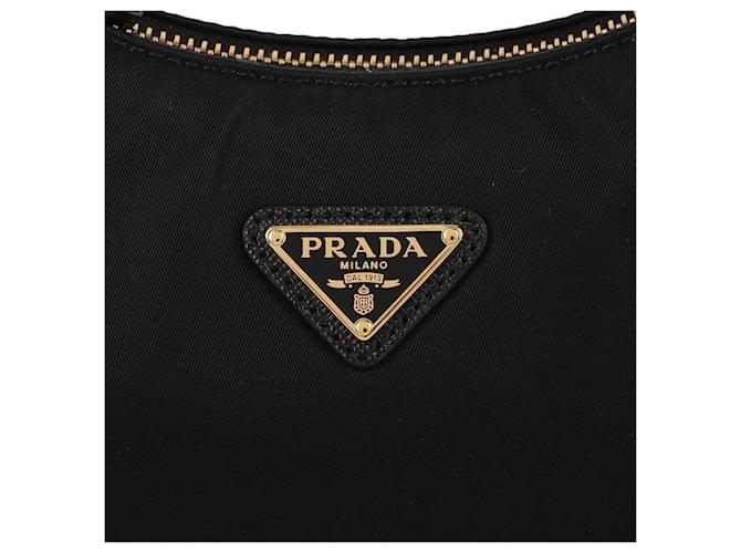 Prada Borsa Mini Re-edition Re-nylon Nero - vista 8