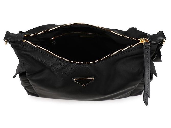 Prada Borsa a tracolla Explorer Large in Re-nylon Nero - vista 6