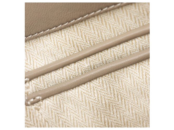 Borsa a tracolla Kira Large in pelle chevron Tory Burch Grigio - vista 10