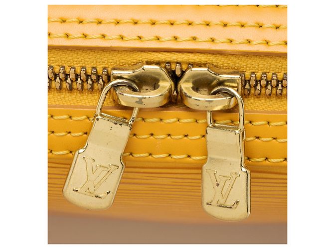 Borsa Louis Vuitton Vintage Epi Leather Jasmine Satchel Giallo - vista 10
