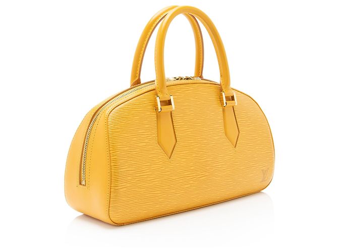 Borsa Louis Vuitton Vintage Epi Leather Jasmine Satchel Giallo - vista 2