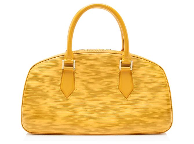 Borsa Louis Vuitton Vintage Epi Leather Jasmine Satchel Giallo - vista 3