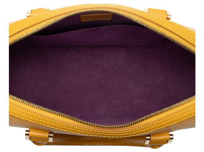 Borsa Louis Vuitton Vintage Epi Leather Jasmine Satchel Giallo - vista 7
