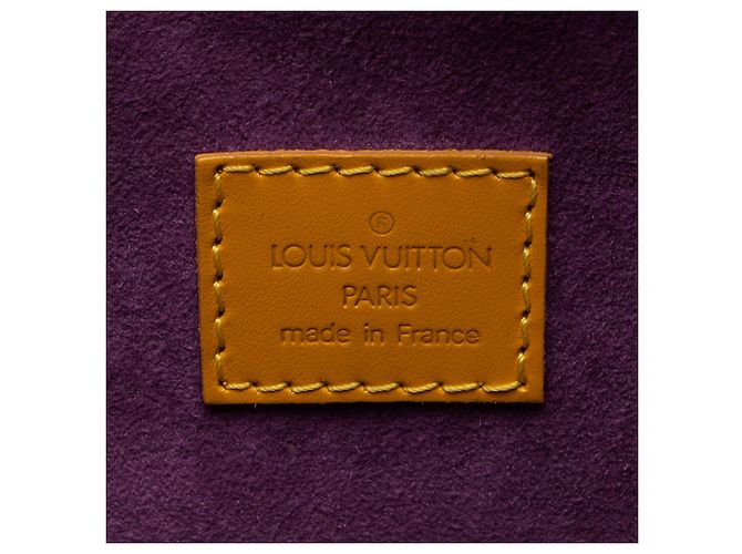 Borsa Louis Vuitton Vintage Epi Leather Jasmine Satchel Giallo - vista 8
