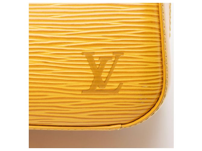 Borsa Louis Vuitton Vintage Epi Leather Jasmine Satchel Giallo - vista 9