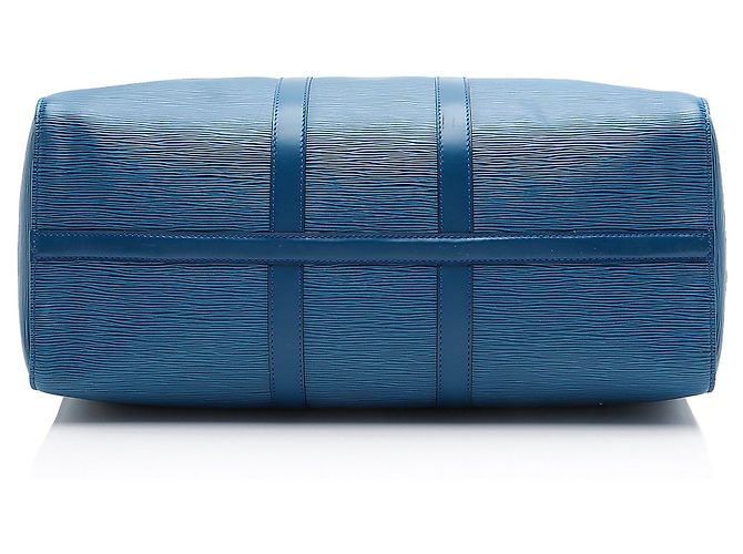 Louis Vuitton Vintage Epi Leather Keepall 45 Duffle Blu - vista 4