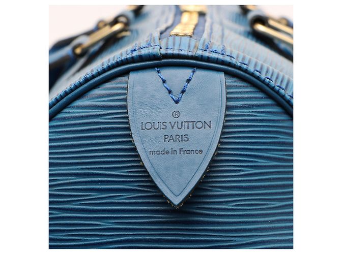 Louis Vuitton Vintage Epi Leather Keepall 45 Duffle Blu - vista 8