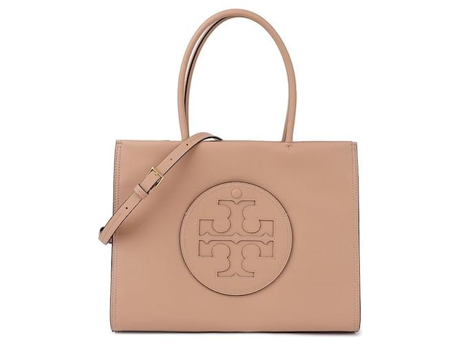 Tory Burch Borsa Tote Ella Bio Small in vimini Marrone - vista 2