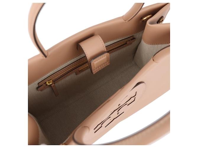 Tory Burch Borsa Tote Ella Bio Small in vimini Marrone - vista 7
