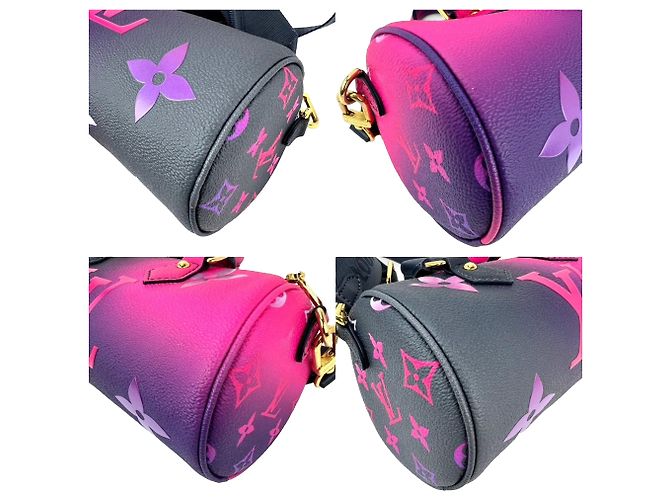 Borsa a tracolla Louis Vuitton Monogram Giant Spring In The City Papillon BB Rosa - vista 4