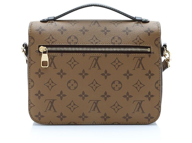 Borsa a tracolla Louis Vuitton Reverse Monogram Pochette Metis Marrone - vista 3