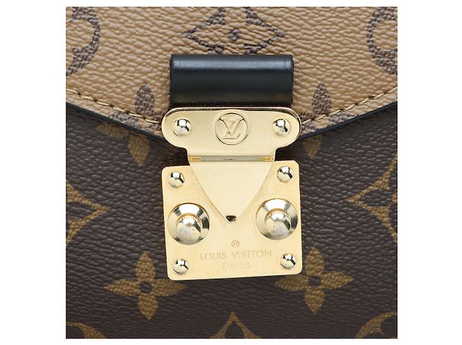 Borsa a tracolla Louis Vuitton Reverse Monogram Pochette Metis Marrone - vista 8