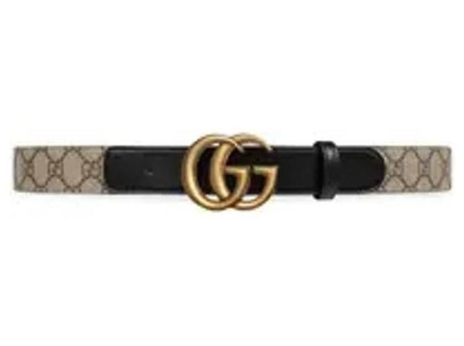 Gucci GG-Gürtel mit Doppelverschluss Mehrfarben - Ansicht 3